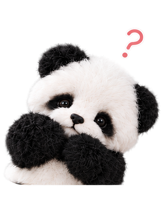 首をかしげるPandai